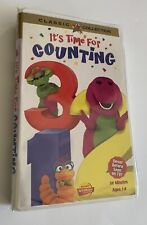 Used, Barney It's time for Counting - VHS Video Tape - Kids Purple Dinosaur Songs for sale  Canada