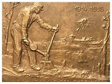Médaille plaquette bronze d'occasion  Fontainebleau