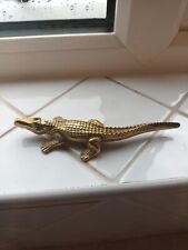 Vintage brass alligator for sale  DUNGANNON