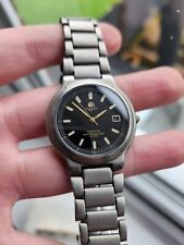 VINTAGE 1989 BLACK, JDM CITIZEN ATTESA, TITANIUM, ECO-DRIVE MENS WATCH, 7870 for sale  Shipping to South Africa