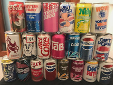 Lote de 21 latas de refresco vacías, 12 oz aluminio refresco Pop LATAS, Pepsi, Coca-Cola, Nehi, RC cola segunda mano  Embacar hacia Argentina