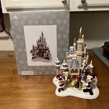 Usado, Castillo de Navidad de los Parques Disney - Figura de Mickey Minnie Donald Goofy Plutón segunda mano  Embacar hacia Argentina