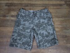 Usado, Shorts Billabong Masculino 34 Bermuda Surfista Skatista Casual Frente Plana Cinza Camuflado Praia comprar usado  Enviando para Brazil