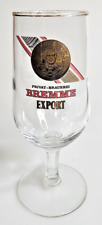 Vintage Bremme Burgt Export Gold Rimmed Stemmed Beer Glass 10oz. Germany VGC for sale  Shipping to South Africa