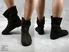 BOTAS LARP PARA HOMBRE Cosplay Encaje Corbata Bosque Escenario Pirata Robin Hood Cuero segunda mano  Embacar hacia Argentina