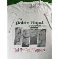 Camisa bootleg vintage anos 90 Red Hot Chili Peppers Robin Hood grande desgastada EUA comprar usado  Enviando para Brazil
