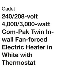 wall fan heater electric for sale  Brookings