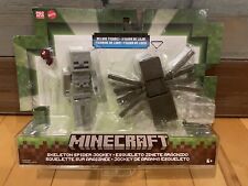 Figura de acción de lujo Mattel Minecraft Skeleton Spider Jockey paquete de 2 SIN FLECHA DE ARCO segunda mano  Embacar hacia Argentina