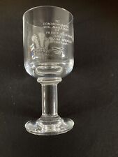 Darlington glass goblet for sale  BENFLEET