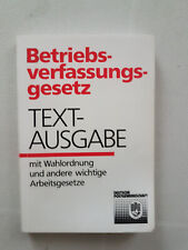 Betriebsverfassungsgesetz text gebraucht kaufen  Wittenberg