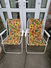 Vintage deckchairs retro for sale  STOKE-ON-TRENT