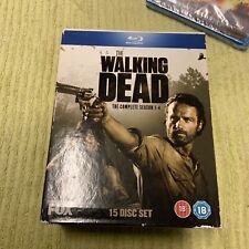 The Walking Dead temporadas completas 1-4 série de TV 15 DVDs box set. DVD Blu Ray comprar usado  Enviando para Brazil