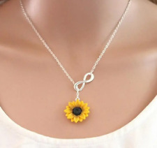 Pendant necklace yellow for sale  Riverside