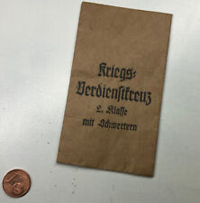 Verleihungstüte kriegsverdienstkreuz klasse gebraucht kaufen  Burscheid