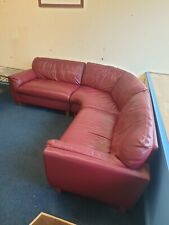 Leather corner sofa for sale  GRANTHAM