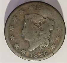 1826 large cent for sale  Shipping to Ireland