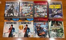 PS3 Game Lot (8) Grand Theft Auto GTA 5 V Destiny inFAMOUS for sale  Shipping to South Africa