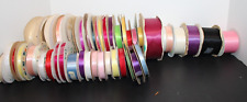 Vintage Craft Ribbon Lot of 48 Spools Multiple Colors, Brands, Quantities for sale  Shipping to South Africa