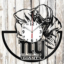 Reloj de pared New York Giants disco de vinilo hecho a mano decoración original regalo 5684 segunda mano  Embacar hacia Argentina