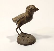 Escultura de bronze assinada por codorna pequena 2,5" arte de metal bebê pássaro , usado comprar usado  Enviando para Brazil