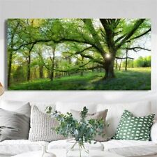 Green Forest Landscape Posters Canvas Wall Art Canvas Painting Wall Pictures Art, used for sale  Shipping to Canada