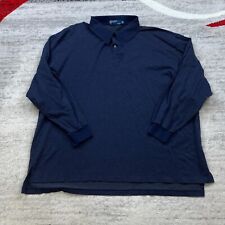 Ralph Lauren Polo Shirt 2XB 2XL XXL 2X Big Blue Pony Rugby Long Sleeve Outdoors for sale  Shipping to South Africa