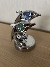 Crystocraft dolphins ornament for sale  ROTHERHAM