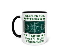 Coffee mug cup tea mug football sports hobby tactics mug gift saying for sale  Shipping to South Africa