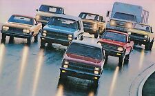 1982 Chevy Trucks Folheto: PickUp,BLAZER,SUBURBAN,S-10,VAN,EL CAMINO,Diesel,4WD, comprar usado  Enviando para Brazil