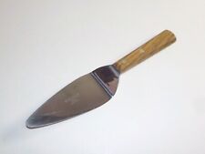 Vintage WEAR-EVER PROFESSIONAL (69630) Stainless Pie Server Wooden Oak Handle for sale  Shipping to South Africa