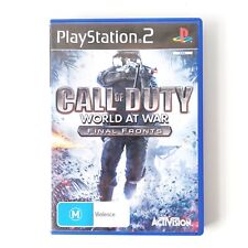 Call of Duty: World At War Final Fronts + Manual - PS2 - Testado e funcionando comprar usado  Enviando para Brazil