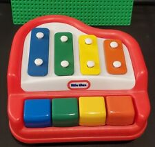 Vintage Little Tikes Red Tap And Tune Piano Xylophone Baby Toy Music Works for sale  Shipping to South Africa