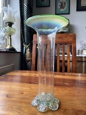 Vaseline glass vase for sale  TELFORD