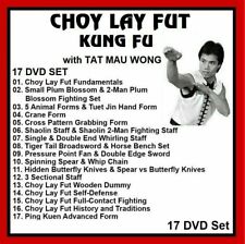 Choy Lay Fut Kung Fu 17 DVD Set serie instructiva con Tat Mau Wong li fut segunda mano  Embacar hacia Argentina