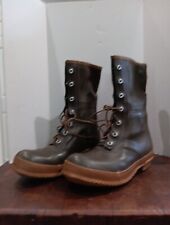 Used, Vintage 1966 Bristol Thermoboot 100% Rubber Winter Boots Waterproof Green Sz 9 for sale  Shipping to South Africa