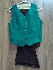 Green saddleseat vest for sale  La Center