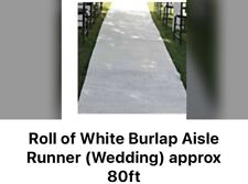 Aisle runner white for sale  Quincy