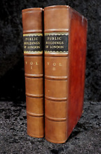 Libros ilustrados de arquitectura antigua de edificios públicos de Londres de 1825 de 2 vol segunda mano  Embacar hacia Argentina