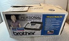 Teléfono y copiadora Brother FAX-575 máquina de fax de papel liso personal caja abierta *LEER segunda mano  Embacar hacia Argentina