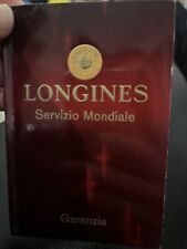 Longines libretto booklet usato  Milano
