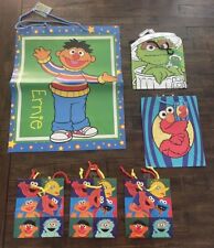 Lote de 6 bolsas de regalo de cumpleaños con variedad de temas de calle sésamo bolsas de regalo para niños, usado segunda mano  Embacar hacia Argentina
