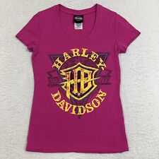 Camisa feminina Rocket Harley Davidson tamanho pequeno Huntsville AL EUA, usado comprar usado  Enviando para Brazil