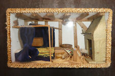 Vintage Doll's House Room Box Scene In Wooden Display Box (Lot 4) for sale  Shipping to South Africa