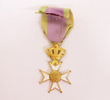 Cruz de orden de decoración con medalla al mérito belga , usado segunda mano  Embacar hacia Argentina