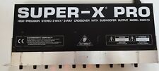 Behringer Super-X PRO CX2310 High Precision Stereo 2-Way Crossover Working F/S, usado comprar usado  Enviando para Brazil