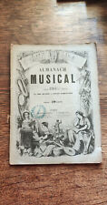 Almanach musical 1864 d'occasion  Paris XV