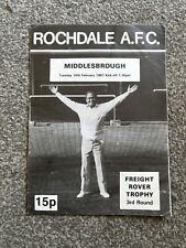 Rochdale middlesbrough 10 for sale  STOCKTON-ON-TEES