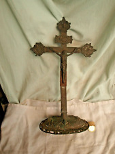 Crucifix ancien laiton d'occasion  Salon-de-Provence