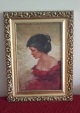 Antique portrait red for sale  LUTON