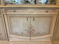 Used, Italian Display Cabinet, cream, very good condition for sale  CHIGWELL